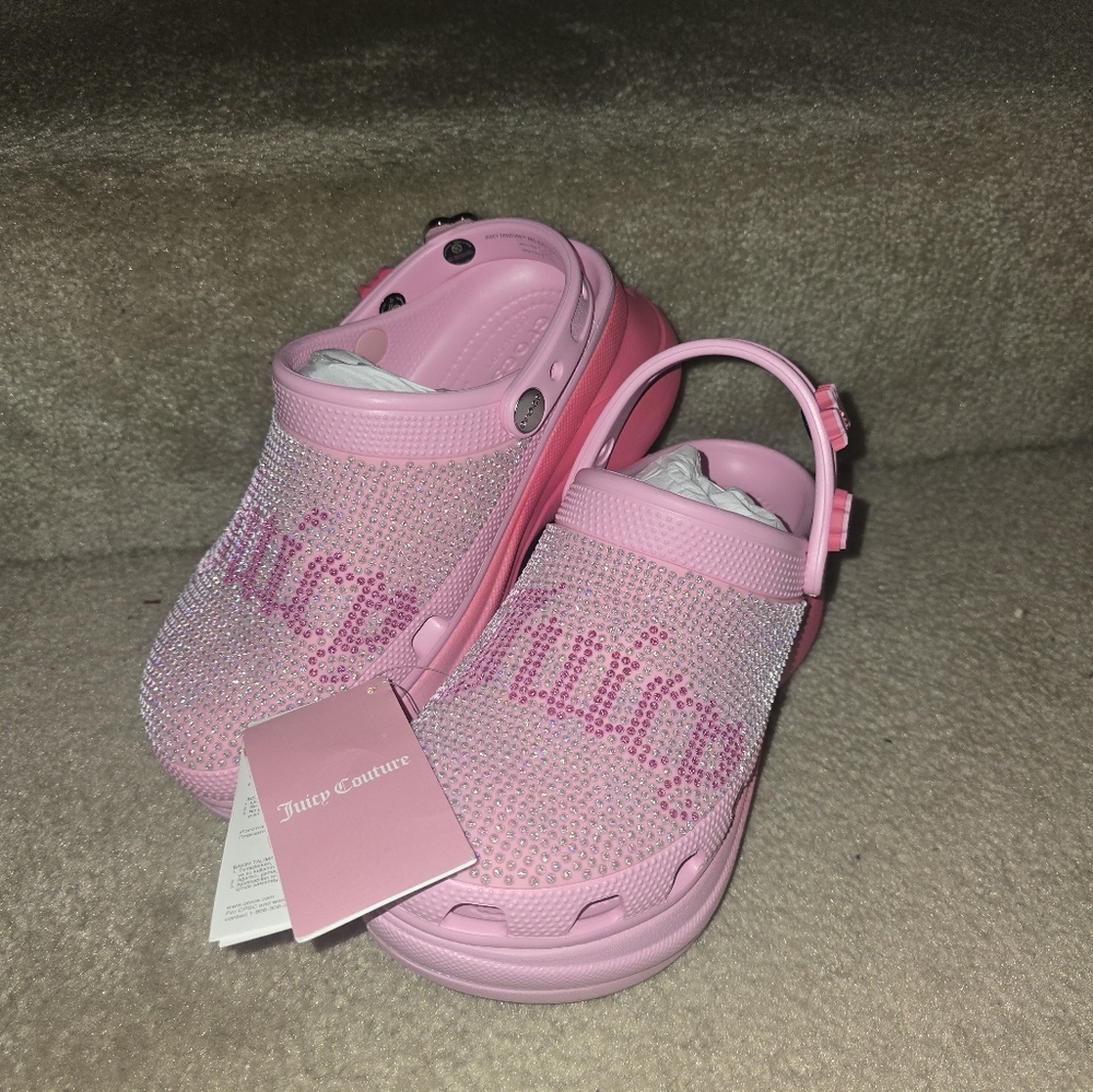 Juicy Couture Bae Platform Clog Pink Shoes, WM Sz 7 (NWT)